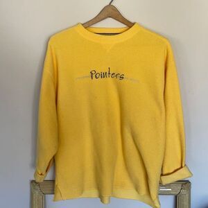 Oversize Crew Neck athletic sweatshirt Size L women’s fleece